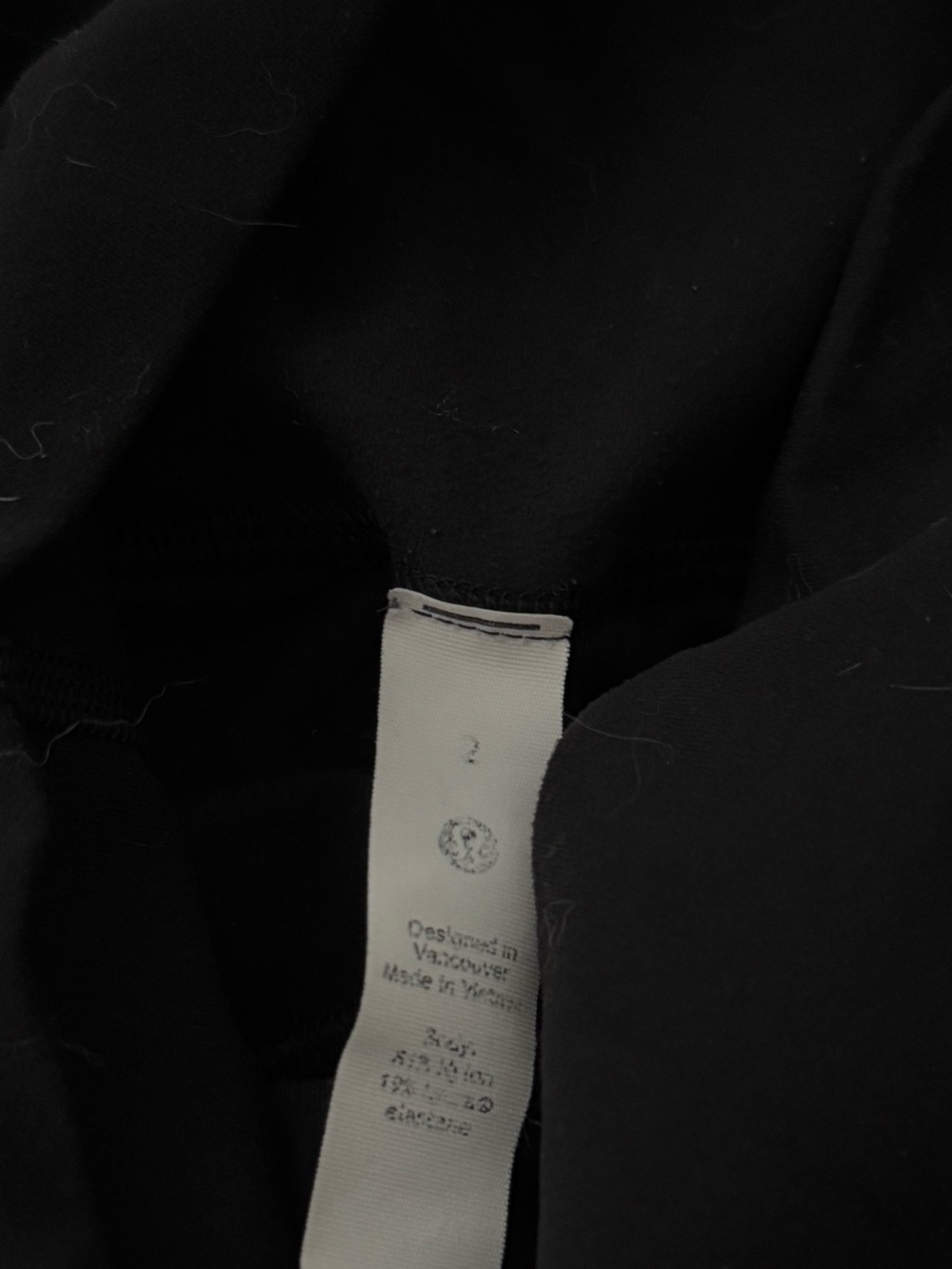 Black Lululemon Leggings Size 2 - Picture 3 of 4